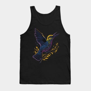 Nature Lovers - Charming Hummingbird Tank Top